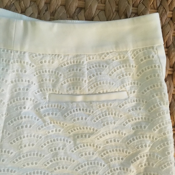 Calvin Klein Pants - Calvin Klein White Eyelet Shorts